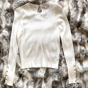 Intermix Coralie Pointell Knit Top